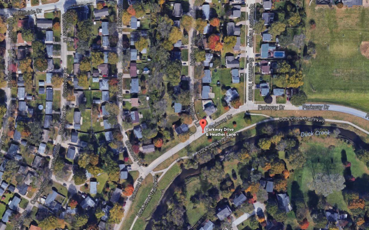Parkway Drive and Heather Lane, Bettendorf.